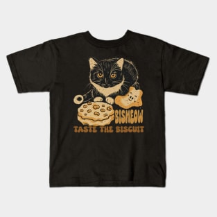 Bismeow - Taste The Biscuit Kids T-Shirt